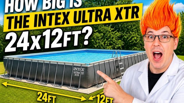 INTEX Ultra XTR 24ft x 12ft x 52in Above: How Big Is It?