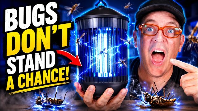 CHEER UPs ZaP X3 PRO Bug Zapper Outdoor, 4200V Electric Mosquito & Fly Zapper, Black hands-on review