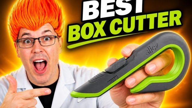 auto-retract box cutter: Slice 10503 Auto-Retractable Box Cutter Utility Knife, Gray/Green shown in my hands-on review