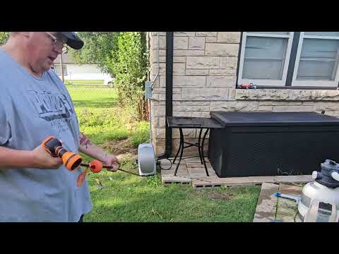 100-foot retractable hose reel: Giraffe Tools Ground-Mounted Retractable Hose Reel, 100 ft shown during my hands-on review