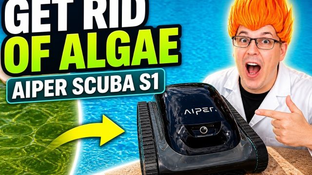 Aiper Scuba S1 review: Aiper Scuba S1 (2025 upgraded version) robotic pool cleaner shown in my hands-on review