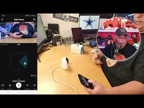 eufy pan tilt indoor camera: eufy Security Indoor Cam E220 shown during my hands-on review