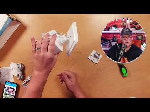 eufy SoloCam S340 setup: eufy SoloCam S340 shown during my hands-on review