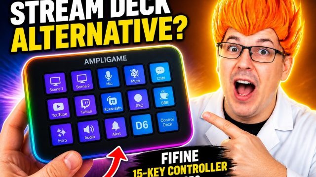 Stream Deck alternative: FIFINE AmpliGame D6 Stream Controller shown in my hands-on review