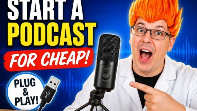 FIFINE K669B review: FIFINE K669B USB Condenser Microphone shown in my hands-on review