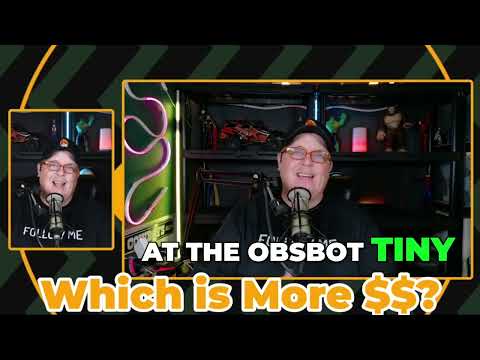 OBSBOT Tiny 2 Lite vs Canon M50: OBSBOT Tiny 2 Lite 4K Webcam shown during my hands-on review