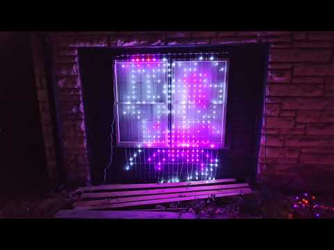 outdoor Halloween curtain lights: Govee Smart Curtain Lights 2, 1040 LEDs shown during my hands-on review