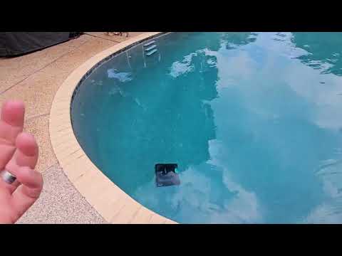 robotic pool vacuum for algae: Aiper Scuba S1 Robotic Pool Cleaner shown during my hands-on review