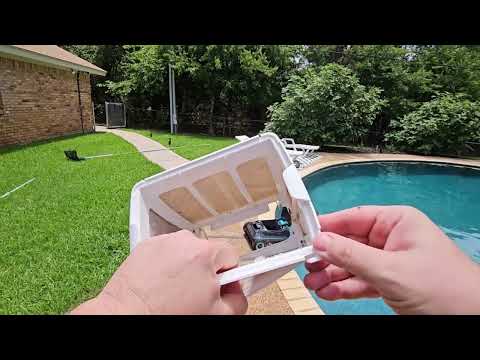 robotic pool vacuum for algae: Aiper Scuba S1 Robotic Pool Cleaner shown during my hands-on review